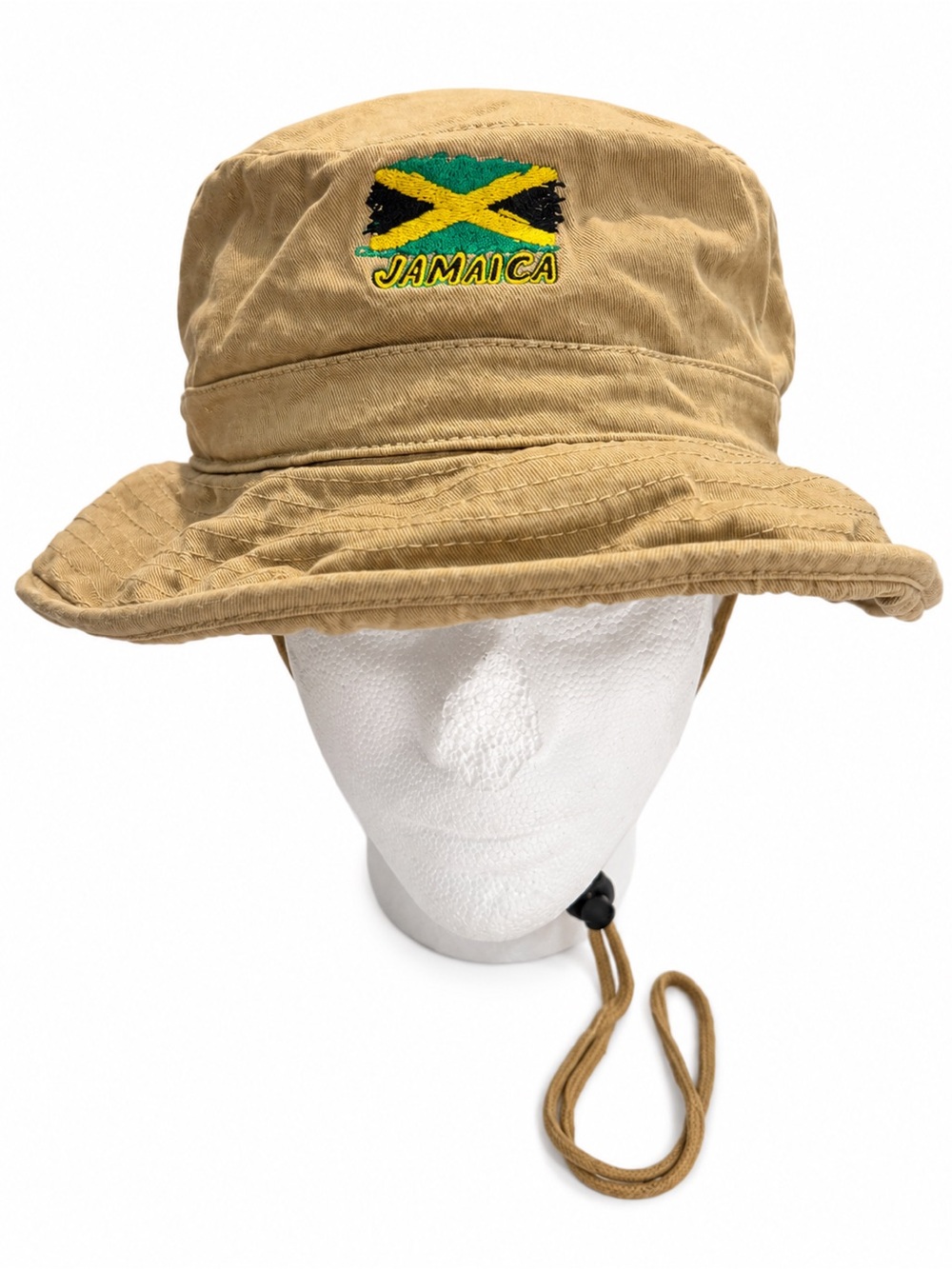 Jamaica Khaki Cotton Boonie Safari Bucket Hat